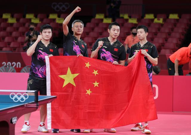 国乒3比0德国获男团金牌 “保三争四拼五”任务完成
